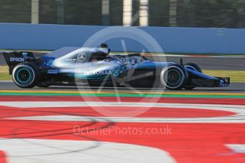 World © Octane Photographic Ltd. Formula 1 – Winter Test 2. Mercedes AMG Petronas Motorsport AMG F1 W09 EQ Power+ - Valtteri Bottas. Circuit de Barcelona-Catalunya, Spain. Tuesday 6th March 2018.