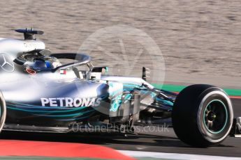 World © Octane Photographic Ltd. Formula 1 – Winter Test 2. Mercedes AMG Petronas Motorsport AMG F1 W09 EQ Power+ - Valtteri Bottas. Circuit de Barcelona-Catalunya, Spain. Tuesday 6th March 2018.