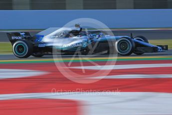 World © Octane Photographic Ltd. Formula 1 – Winter Test 2. Mercedes AMG Petronas Motorsport AMG F1 W09 EQ Power+ - Valtteri Bottas. Circuit de Barcelona-Catalunya, Spain. Tuesday 6th March 2018.