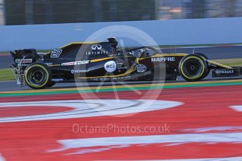 World © Octane Photographic Ltd. Formula 1 – Winter Test 2. Renault Sport F1 Team RS18 – Nico Hulkenberg. Circuit de Barcelona-Catalunya, Spain. Tuesday 6th March 2018.