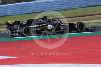 World © Octane Photographic Ltd. Formula 1 – Winter Test 2. Renault Sport F1 Team RS18 – Nico Hulkenberg. Circuit de Barcelona-Catalunya, Spain. Tuesday 6th March 2018.