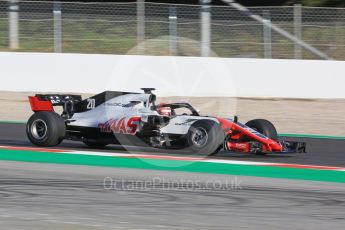 World © Octane Photographic Ltd. Formula 1 – Winter Test 2. Haas F1 Team VF-18 – Kevin Magnussen. Circuit de Barcelona-Catalunya, Spain. Tuesday 6th March 2018.