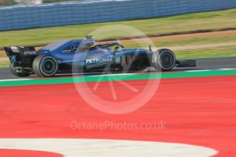 World © Octane Photographic Ltd. Formula 1 – Winter Test 2. Mercedes AMG Petronas Motorsport AMG F1 W09 EQ Power+ - Valtteri Bottas. Circuit de Barcelona-Catalunya, Spain. Tuesday 6th March 2018.