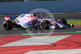 World © Octane Photographic Ltd. Formula 1 – Winter Test 2. Sahara Force India VJM11 - Sergio Perez. Circuit de Barcelona-Catalunya, Spain. Tuesday 6th March 2018.