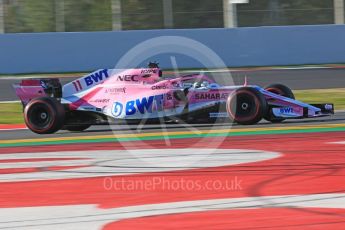 World © Octane Photographic Ltd. Formula 1 – Winter Test 2. Sahara Force India VJM11 - Sergio Perez. Circuit de Barcelona-Catalunya, Spain. Tuesday 6th March 2018.