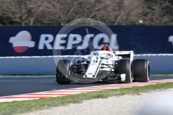 World © Octane Photographic Ltd. Formula 1 – Winter Test 2. Alfa Romeo Sauber F1 Team C37 – Marcus Ericsson. Circuit de Barcelona-Catalunya, Spain. Tuesday 6th March 2018.