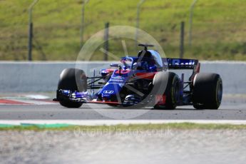 World © Octane Photographic Ltd. Formula 1 – Winter Test 2. Scuderia Toro Rosso STR13 – Pierre Gasly. Circuit de Barcelona-Catalunya, Spain. Tuesday 6th March 2018.