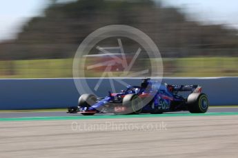 World © Octane Photographic Ltd. Formula 1 – Winter Test 2. Scuderia Toro Rosso STR13 – Pierre Gasly. Circuit de Barcelona-Catalunya, Spain. Tuesday 6th March 2018.