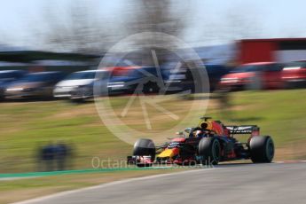 World © Octane Photographic Ltd. Formula 1 – Winter Test 2. Aston Martin Red Bull Racing TAG Heuer RB14 – Max Verstappen. Circuit de Barcelona-Catalunya, Spain. Tuesday 6th March 2018.