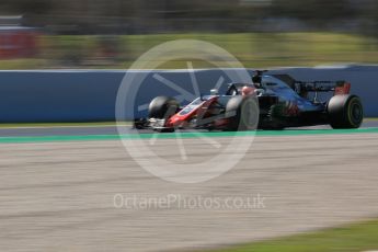 World © Octane Photographic Ltd. Formula 1 – Winter Test 2. Haas F1 Team VF-18 – Kevin Magnussen. Circuit de Barcelona-Catalunya, Spain. Tuesday 6th March 2018.
