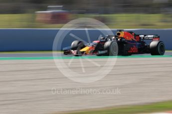 World © Octane Photographic Ltd. Formula 1 – Winter Test 2. Aston Martin Red Bull Racing TAG Heuer RB14 – Max Verstappen. Circuit de Barcelona-Catalunya, Spain. Tuesday 6th March 2018.