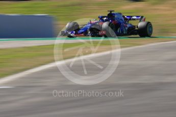 World © Octane Photographic Ltd. Formula 1 – Winter Test 2. Scuderia Toro Rosso STR13 – Pierre Gasly. Circuit de Barcelona-Catalunya, Spain. Tuesday 6th March 2018.