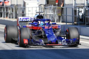 World © Octane Photographic Ltd. Formula 1 – Winter Test 2. Scuderia Toro Rosso STR13 – Pierre Gasly. Circuit de Barcelona-Catalunya, Spain. Tuesday 6th March 2018.