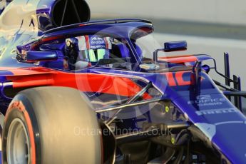 World © Octane Photographic Ltd. Formula 1 – Winter Test 2. Scuderia Toro Rosso STR13 – Pierre Gasly. Circuit de Barcelona-Catalunya, Spain. Tuesday 6th March 2018.