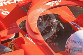 World © Octane Photographic Ltd. Formula 1 – Winter Test 2. Scuderia Ferrari SF71-H – Sebastian Vettel "Tire Phase?" , Circuit de Barcelona-Catalunya, Spain. Tuesday 6th March 2018.