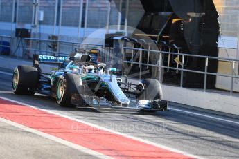 World © Octane Photographic Ltd. Formula 1 – Winter Test 2. Mercedes AMG Petronas Motorsport AMG F1 W09 EQ Power+ - Valtteri Bottas. Circuit de Barcelona-Catalunya, Spain. Tuesday 6th March 2018.