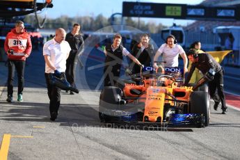 World © Octane Photographic Ltd. Formula 1 – Winter Test 2. McLaren MCL33 – Stoffel Vandoorne. Circuit de Barcelona-Catalunya, Spain. Tuesday 6th March 2018.