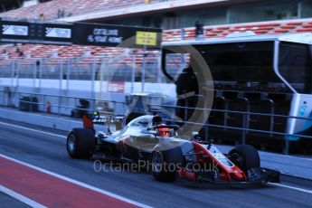 World © Octane Photographic Ltd. Formula 1 – Winter Test 2. Haas F1 Team VF-18 – Kevin Magnussen. Circuit de Barcelona-Catalunya, Spain. Tuesday 6th March 2018.