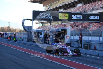 World © Octane Photographic Ltd. Formula 1 – Winter Test 2. Sahara Force India VJM11 - Sergio Perez. Circuit de Barcelona-Catalunya, Spain. Tuesday 6th March 2018.