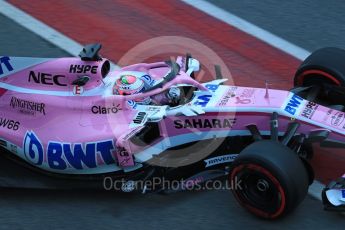 World © Octane Photographic Ltd. Formula 1 – Winter Test 2. Sahara Force India VJM11 - Sergio Perez. Circuit de Barcelona-Catalunya, Spain. Tuesday 6th March 2018.