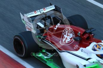 World © Octane Photographic Ltd. Formula 1 – Winter Test 2. Alfa Romeo Sauber F1 Team C37 – Marcus Ericsson. Circuit de Barcelona-Catalunya, Spain. Tuesday 6th March 2018.