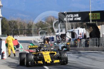 World © Octane Photographic Ltd. Formula 1 – Winter Test 2. Renault Sport F1 Team RS18 – Nico Hulkenberg. Circuit de Barcelona-Catalunya, Spain. Tuesday 6th March 2018.