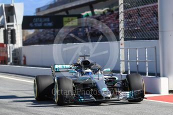 World © Octane Photographic Ltd. Formula 1 – Winter Test 2. Mercedes AMG Petronas Motorsport AMG F1 W09 EQ Power+ - Valtteri Bottas. Circuit de Barcelona-Catalunya, Spain. Tuesday 6th March 2018.