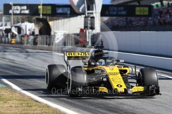 World © Octane Photographic Ltd. Formula 1 – Winter Test 2. Renault Sport F1 Team RS18 – Nico Hulkenberg. Circuit de Barcelona-Catalunya, Spain. Tuesday 6th March 2018.