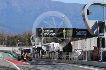 World © Octane Photographic Ltd. Formula 1 – Winter Test 2. Aston Martin Red Bull Racing TAG Heuer RB14 – Max Verstappen. Circuit de Barcelona-Catalunya, Spain. Tuesday 6th March 2018.