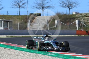 World © Octane Photographic Ltd. Formula 1 – Winter Test 2. Mercedes AMG Petronas Motorsport AMG F1 W09 EQ Power+ - Valtteri Bottas. Circuit de Barcelona-Catalunya, Spain. Tuesday 6th March 2018.
