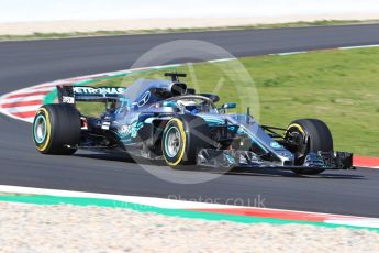 World © Octane Photographic Ltd. Formula 1 – Winter Test 2. Mercedes AMG Petronas Motorsport AMG F1 W09 EQ Power+ - Valtteri Bottas. Circuit de Barcelona-Catalunya, Spain. Tuesday 6th March 2018.