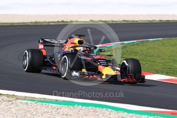 World © Octane Photographic Ltd. Formula 1 – Winter Test 2. Aston Martin Red Bull Racing TAG Heuer RB14 – Max Verstappen. Circuit de Barcelona-Catalunya, Spain. Tuesday 6th March 2018.