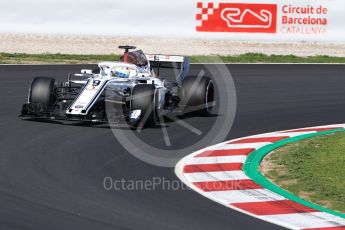 World © Octane Photographic Ltd. Formula 1 – Winter Test 2. Alfa Romeo Sauber F1 Team C37 – Marcus Ericsson. Circuit de Barcelona-Catalunya, Spain. Tuesday 6th March 2018.