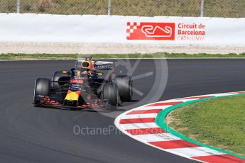 World © Octane Photographic Ltd. Formula 1 – Winter Test 2. Aston Martin Red Bull Racing TAG Heuer RB14 – Max Verstappen. Circuit de Barcelona-Catalunya, Spain. Tuesday 6th March 2018.