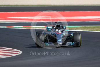 World © Octane Photographic Ltd. Formula 1 – Winter Test 2. Mercedes AMG Petronas Motorsport AMG F1 W09 EQ Power+ - Lewis Hamilton. Circuit de Barcelona-Catalunya, Spain. Tuesday 6th March 2018.