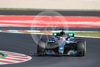 World © Octane Photographic Ltd. Formula 1 – Winter Test 2. Mercedes AMG Petronas Motorsport AMG F1 W09 EQ Power+ - Lewis Hamilton. Circuit de Barcelona-Catalunya, Spain. Tuesday 6th March 2018.