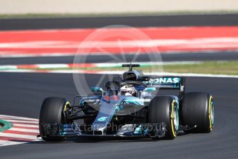 World © Octane Photographic Ltd. Formula 1 – Winter Test 2. Mercedes AMG Petronas Motorsport AMG F1 W09 EQ Power+ - Lewis Hamilton. Circuit de Barcelona-Catalunya, Spain. Tuesday 6th March 2018.