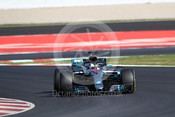 World © Octane Photographic Ltd. Formula 1 – Winter Test 2. Mercedes AMG Petronas Motorsport AMG F1 W09 EQ Power+ - Lewis Hamilton. Circuit de Barcelona-Catalunya, Spain. Tuesday 6th March 2018.