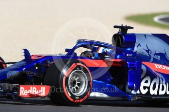 World © Octane Photographic Ltd. Formula 1 – Winter Test 2. Scuderia Toro Rosso STR13 – Pierre Gasly. Circuit de Barcelona-Catalunya, Spain. Tuesday 6th March 2018.