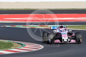 World © Octane Photographic Ltd. Formula 1 – Winter Test 2. Sahara Force India VJM11 - Sergio Perez. Circuit de Barcelona-Catalunya, Spain. Tuesday 6th March 2018.