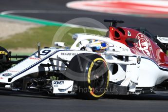 World © Octane Photographic Ltd. Formula 1 – Winter Test 2. Alfa Romeo Sauber F1 Team C37 – Marcus Ericsson. Circuit de Barcelona-Catalunya, Spain. Tuesday 6th March 2018.