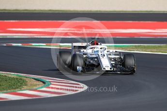 World © Octane Photographic Ltd. Formula 1 – Winter Test 2. Alfa Romeo Sauber F1 Team C37 – Marcus Ericsson. Circuit de Barcelona-Catalunya, Spain. Tuesday 6th March 2018.