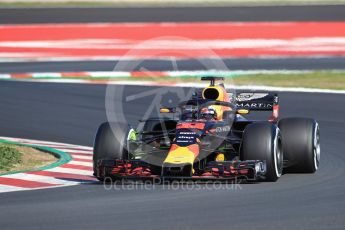 World © Octane Photographic Ltd. Formula 1 – Winter Test 2. Aston Martin Red Bull Racing TAG Heuer RB14 – Max Verstappen. Circuit de Barcelona-Catalunya, Spain. Tuesday 6th March 2018.