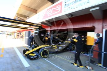 World © Octane Photographic Ltd. Formula 1 – Winter Test 2. Renault Sport F1 Team RS18 – Nico Hulkenberg. Circuit de Barcelona-Catalunya, Spain. Tuesday 6th March 2018.