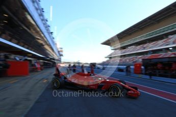 World © Octane Photographic Ltd. Formula 1 – Winter Test 2. Scuderia Ferrari SF71-H – Sebastian Vettel. Circuit de Barcelona-Catalunya, Spain. Tuesday 6th March 2018.