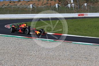 World © Octane Photographic Ltd. Formula 1 – Winter Test 2. Aston Martin Red Bull Racing TAG Heuer RB14 – Max Verstappen. Circuit de Barcelona-Catalunya, Spain. Tuesday 6th March 2018.