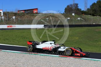 World © Octane Photographic Ltd. Formula 1 – Winter Test 2. Haas F1 Team VF-18 – Kevin Magnussen. Circuit de Barcelona-Catalunya, Spain. Tuesday 6th March 2018.