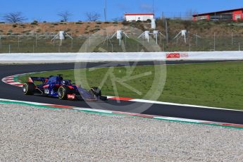 World © Octane Photographic Ltd. Formula 1 – Winter Test 2. Scuderia Toro Rosso STR13 – Pierre Gasly. Circuit de Barcelona-Catalunya, Spain. Tuesday 6th March 2018.