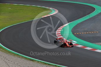 World © Octane Photographic Ltd. Formula 1 – Winter Test 2. Scuderia Ferrari SF71-H – Sebastian Vettel. Circuit de Barcelona-Catalunya, Spain. Tuesday 6th March 2018.