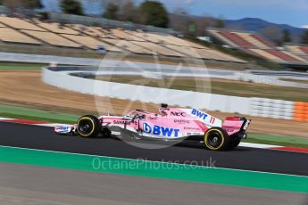 World © Octane Photographic Ltd. Formula 1 – Winter Test 2. Sahara Force India VJM11 - Sergio Perez. Circuit de Barcelona-Catalunya, Spain. Tuesday 6th March 2018.